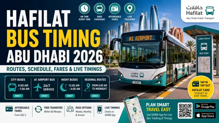 Hafilat Bus Timing Abu Dhabi